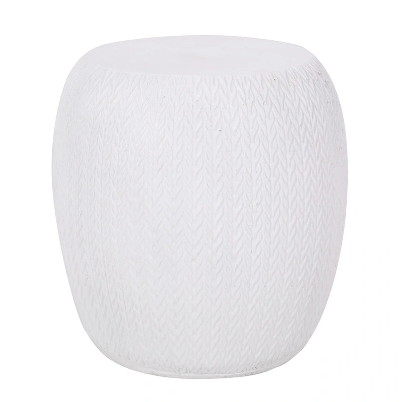 Gerick Outdoor Lightweight Concrete Side Table by Christopher Knight Home