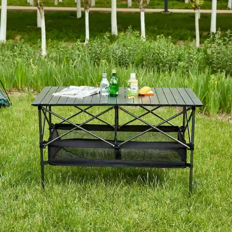 Folding Outdoor Table with Carrying Bag