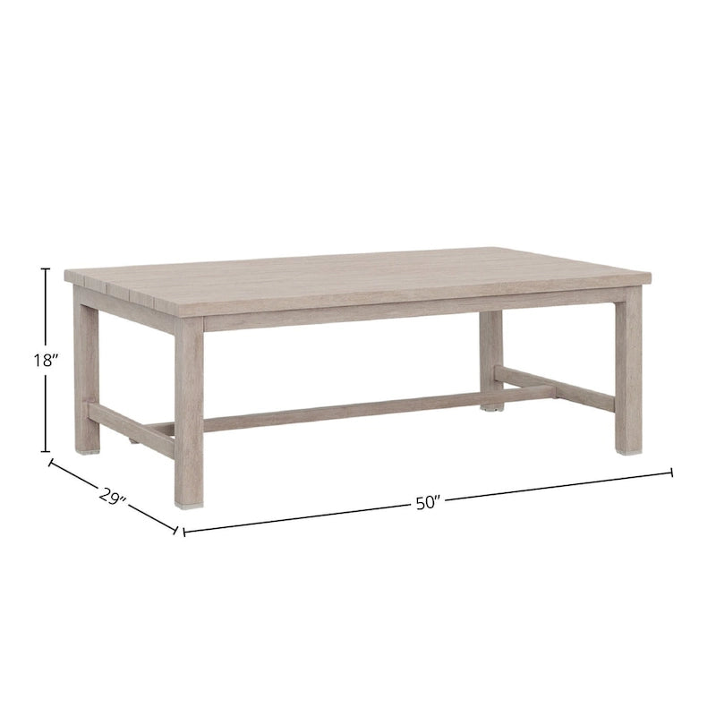 Bogra Aluminum Coffee Table, Gray