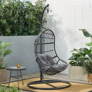 Lombard Rattan Hanging Chair by Christopher Knight Home - 400 lb limit