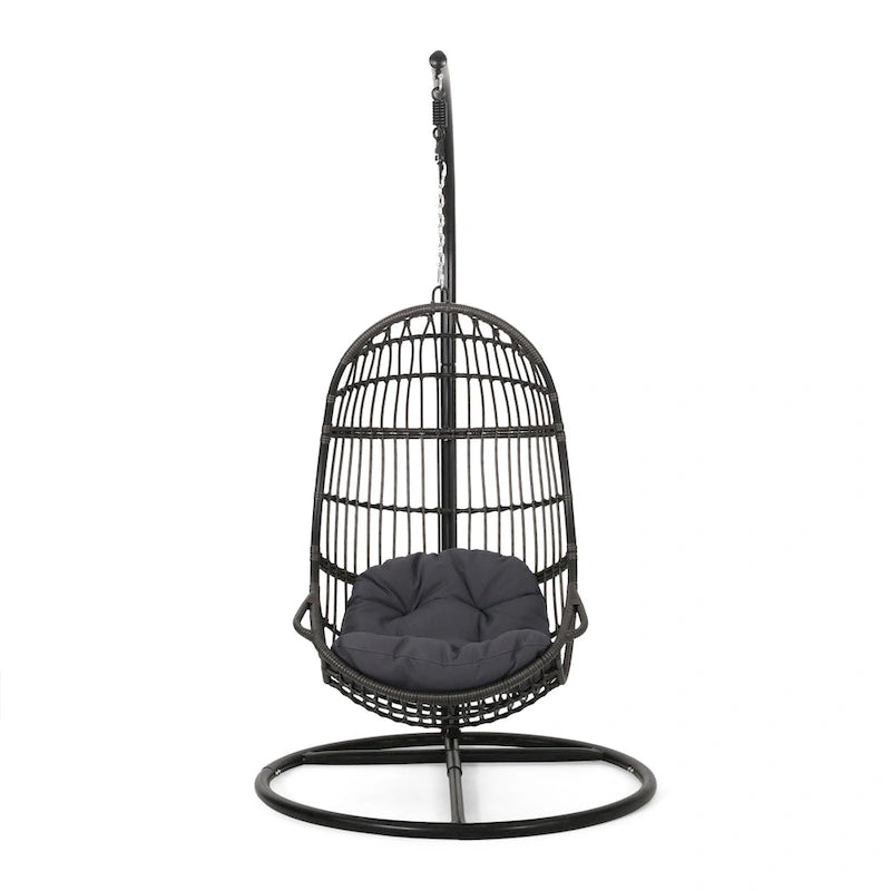 Lombard Rattan Hanging Chair by Christopher Knight Home - 400 lb limit