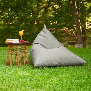 Sorra Home Sunbrella Outdoor Bean Lounger - 54 in W x 38 in W x 21 in H