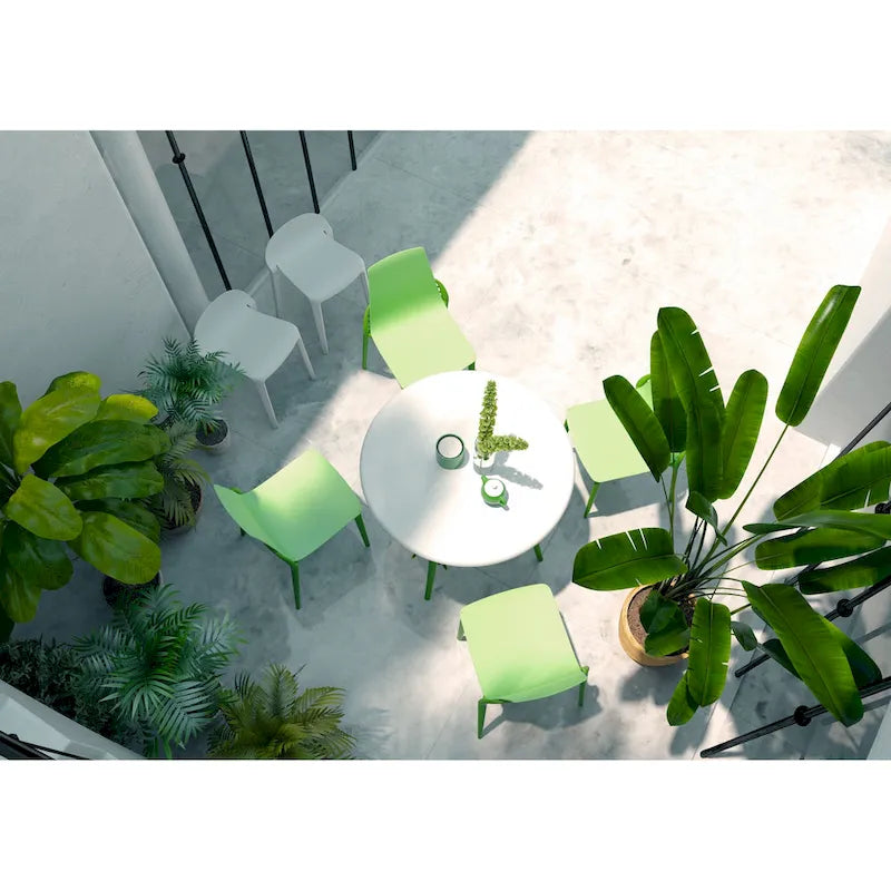 Chloe Resin All-Weather Garden Table