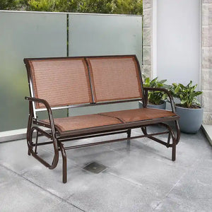 48 Swing Glider Chair Patio Swing Rocker Lounge Glider Chair