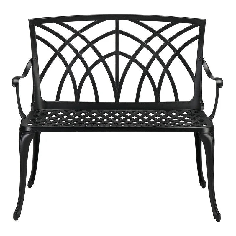 Karlhome Patio Garden Park 38 in. Aluminum Bench