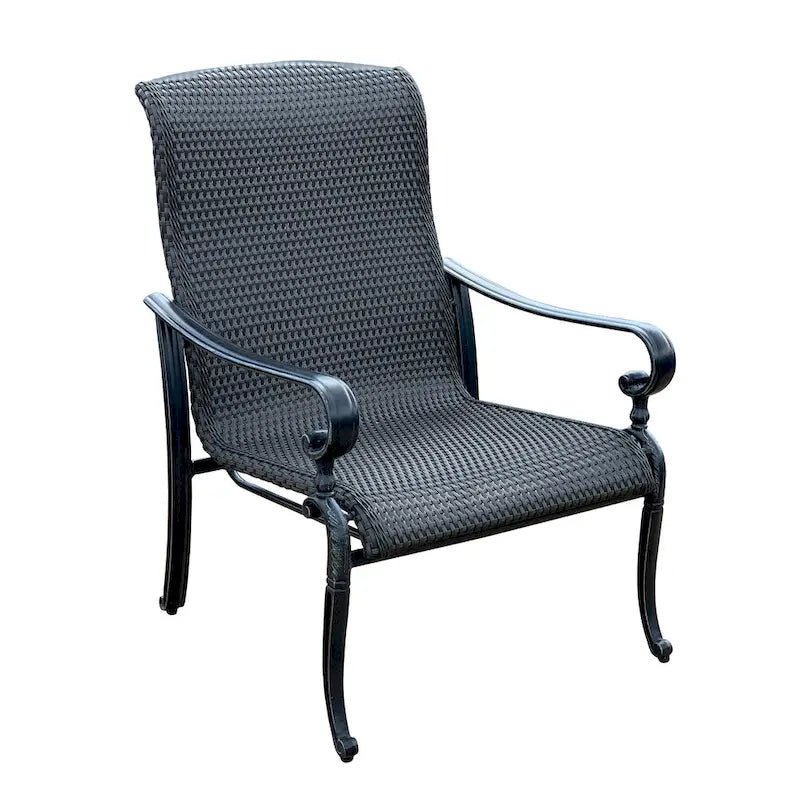 Windermere Backyard Casual Conversation Propane Fire Pit Chat Table Set - N/A