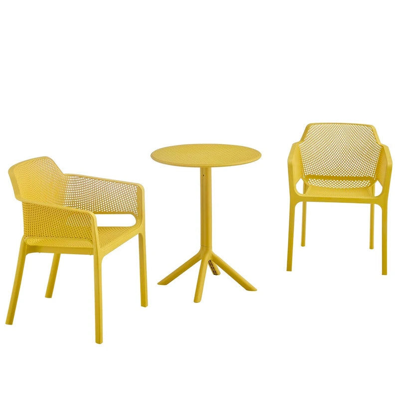 Outdoor Plastic 3-Piece Bistro Set