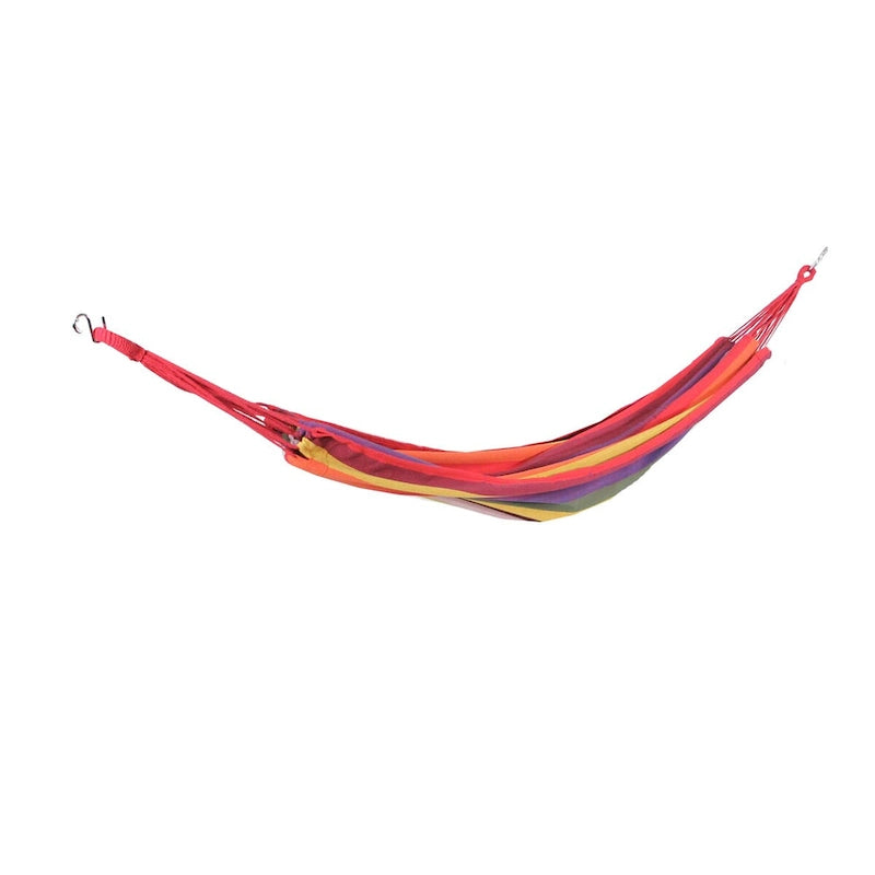 76 Wide Striped Woven Cotton Single Brazilian Hammock - 77